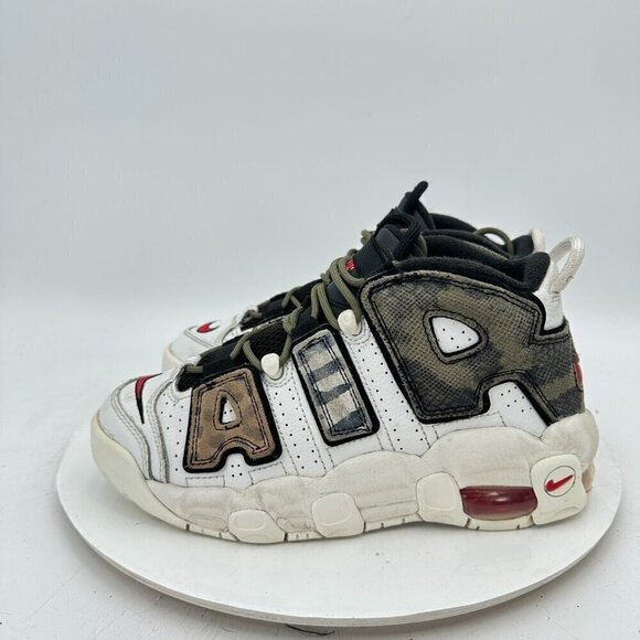 Nike Shoes - Nike Air More Uptempo Tunnel Walk Youth Size 5Y Women 6.5 DZ4843-100 White Shoes